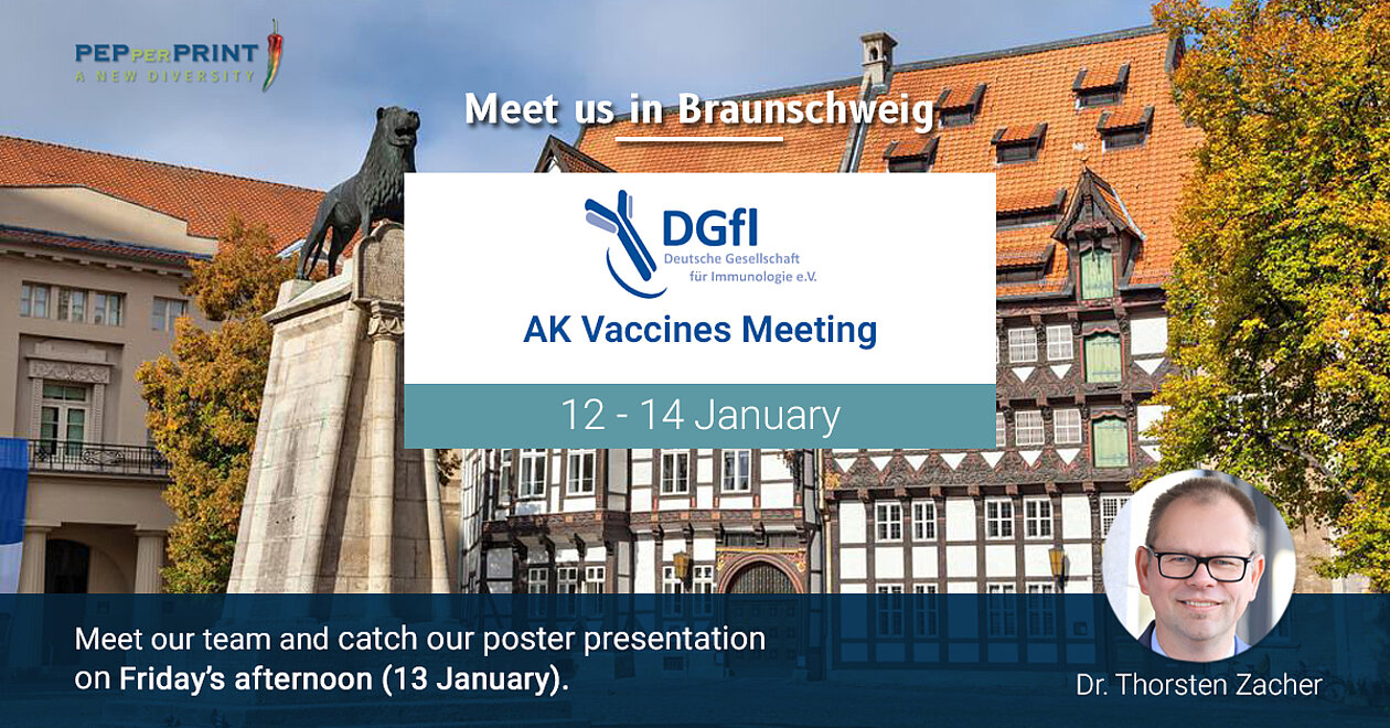 PEPperPRINT attends the DGfI Vaccine Meeting 2023 PEPperPRINT attends the DGfI Vaccine Meeting 2023
