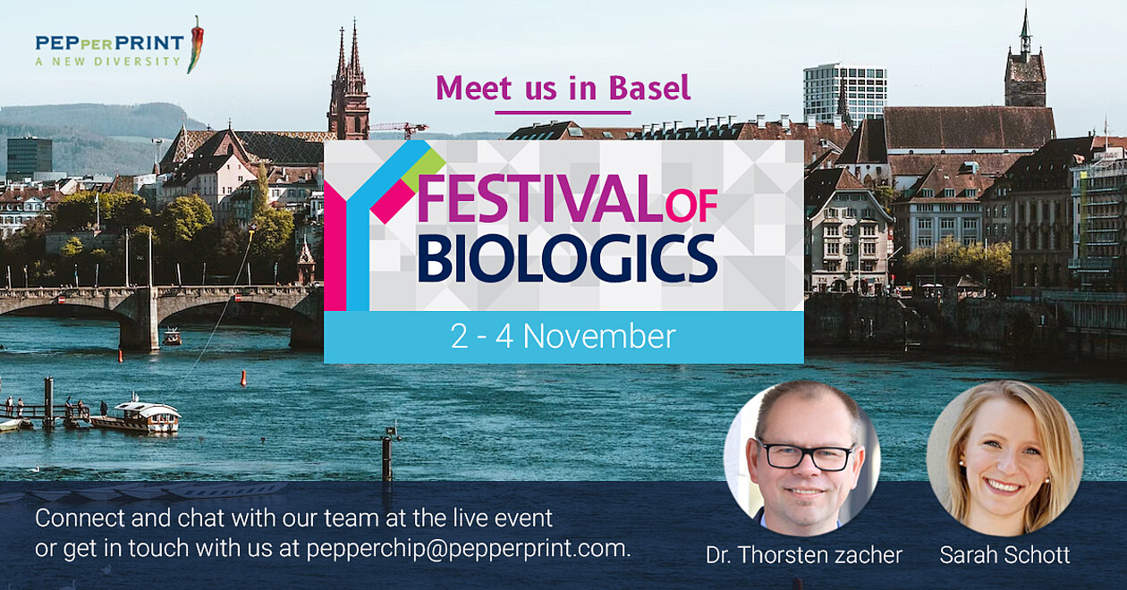 PEPperPRINT attends Festival of Biologics 2022