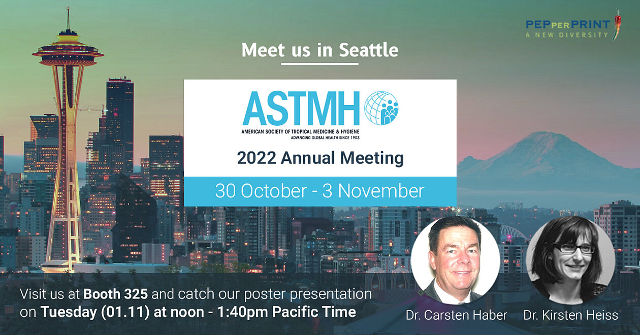 PEPperPRINT attends the ASTMH 2022 Annual Meeting
