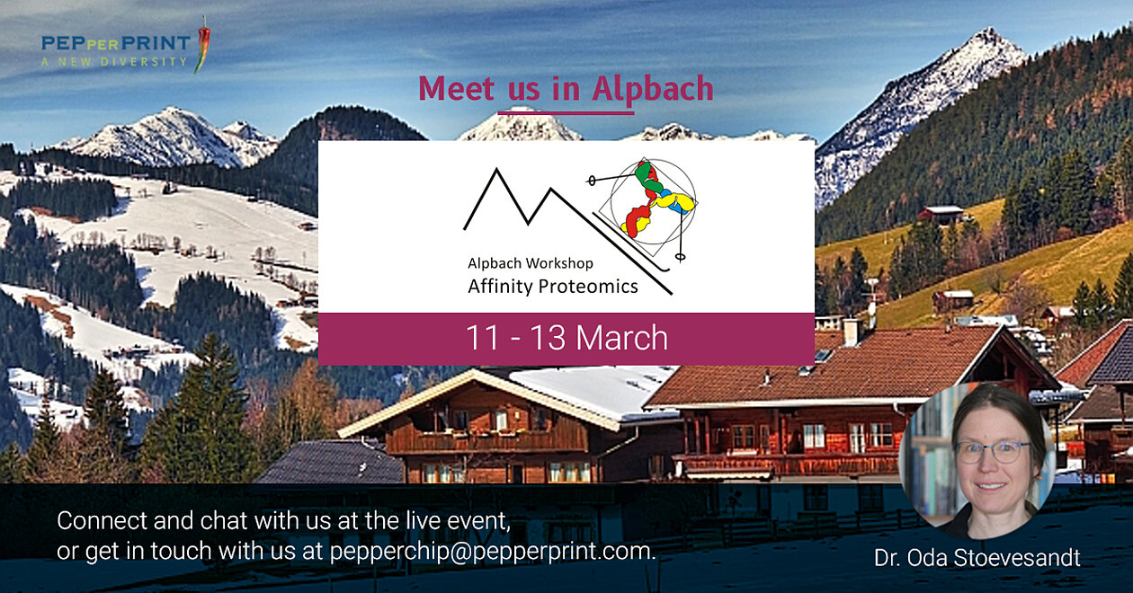 PEPperPRINT's attends the Affinity proteomics workshops