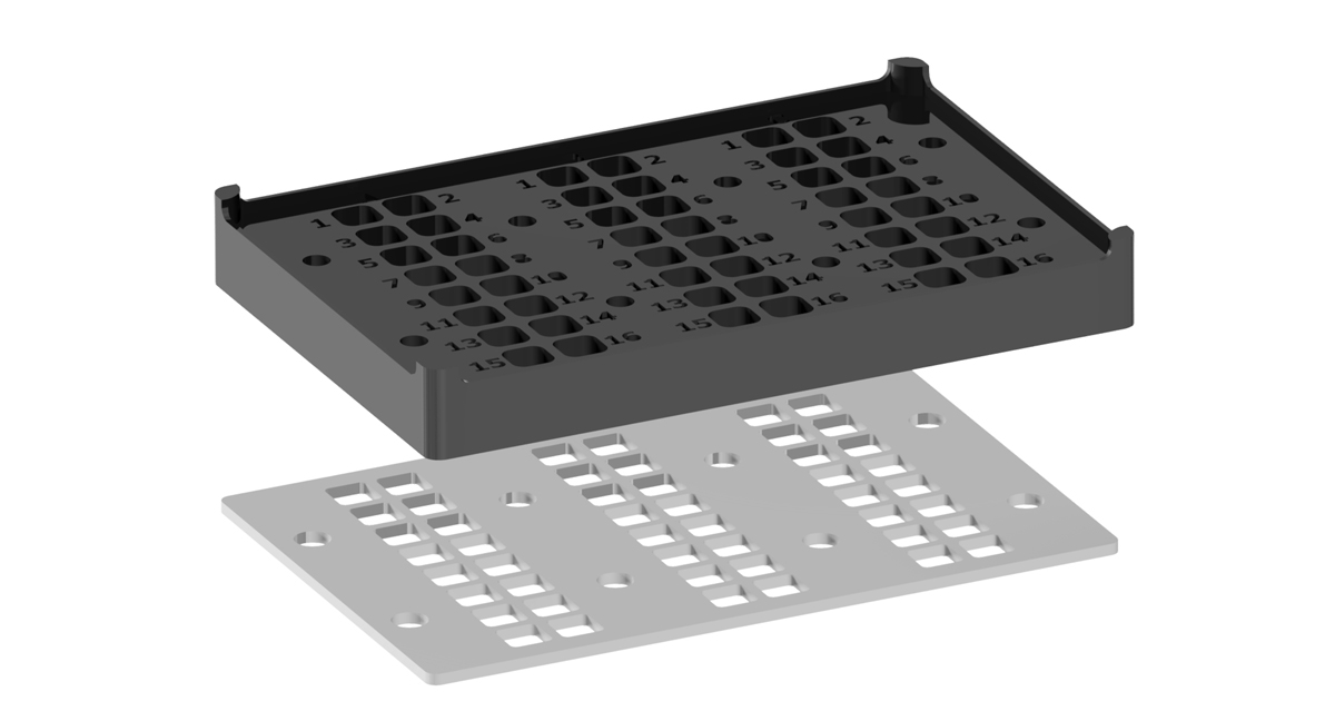PEPperCHIP® Incubation Tray Well Plate 3/16